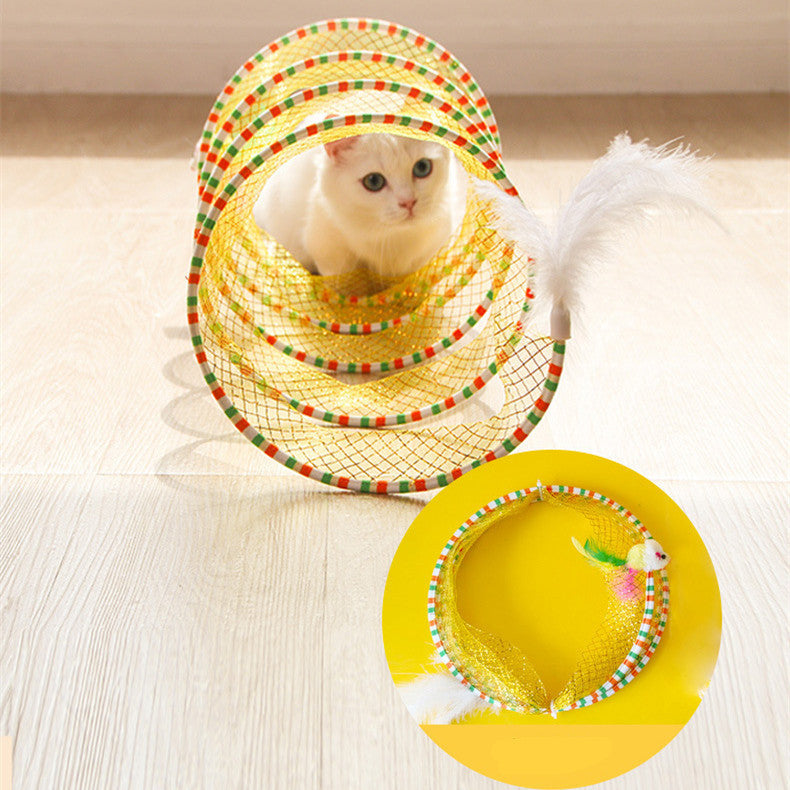 Engage Your Pet with Our Foldable Pet Tunnel Toy