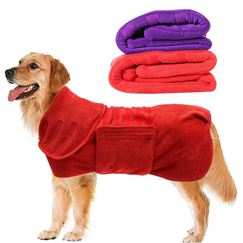 Discover the Ultimate Pet Towel: The Pet Super Absorbent Quick Drying Fiber Bath Towel