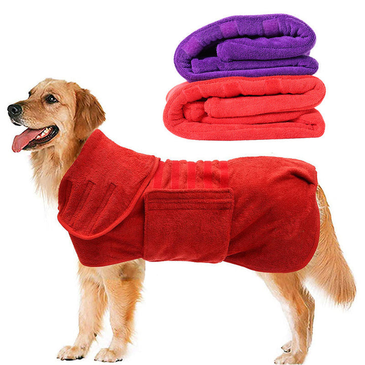 Discover the Ultimate Pet Towel: The Pet Super Absorbent Quick Drying Fiber Bath Towel